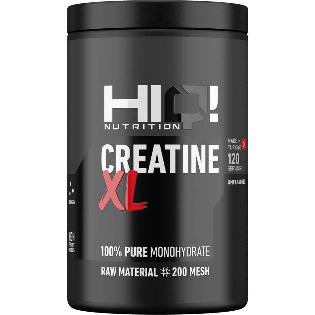 HIQ Nutrition Creatine XL 600g - %100 Saf Mikronize Kreaşin Monohidrat Toz, Türkiye Menşeli Sporcu Besin Takviyesi Diğer Fiyatı