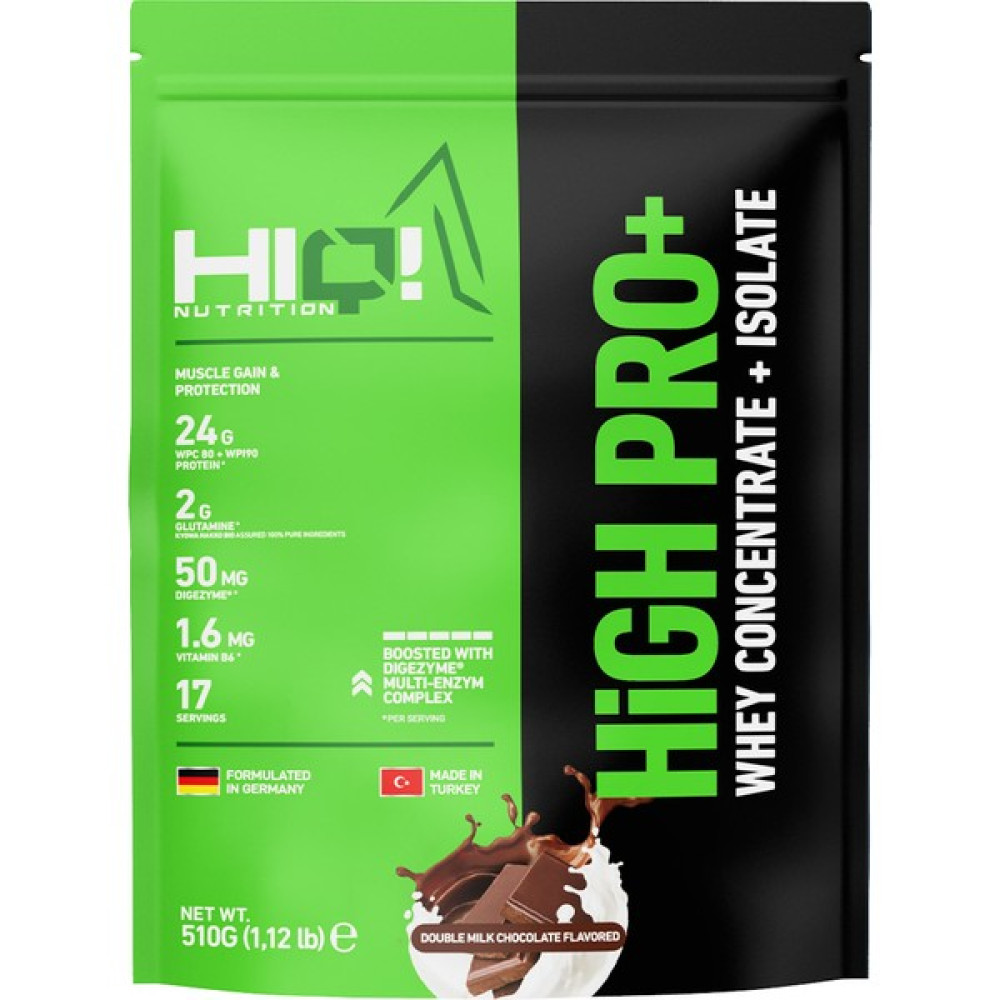 HIQ Nutrition High Pro+ 510GR Double Milk Chocolate Flavored - Sade Oto Boyaları Fiyatı