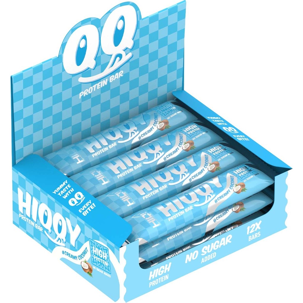 HIQ Nutrition Hiqqy Protein Bar 12 Adet 55 gr Creamy Coconut Aromalı Yüksek Proteinli Besin Diğer Fiyatı