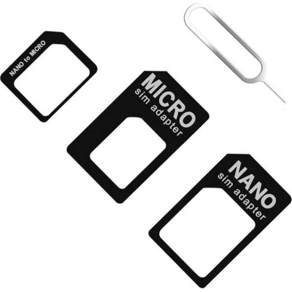 Hiqonic 12357 Nano Micro Kart Adaptörü ve Dönüştürücü 4 In 1 Iğne Kart Set Bellek & Depolama Aygıtları Fiyatı
