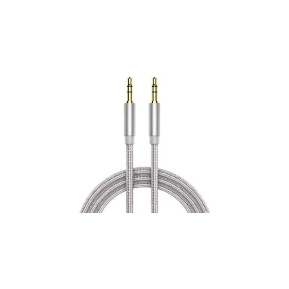 Hiqonic Apple iPhone Samsung Xiaomi Huawei Oppo Uyumlu Örme 3,5mm. Aux Çelik Örgü Araç Ev Müzik Video Ses Kablosu. - Beyaz Cep Telefonu Kablosu Fiyatı