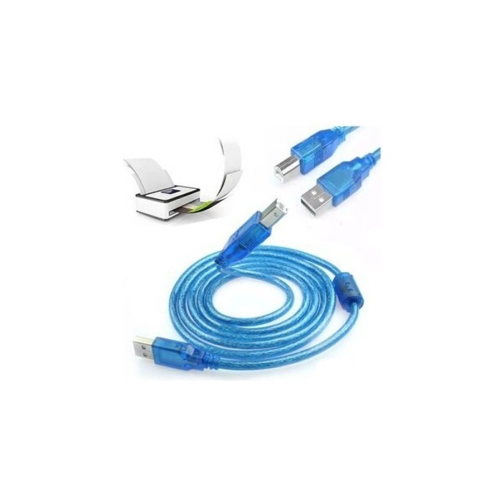 Hiqonic Yazıcı Kablosu Ara Printer USB Bağlantı Bağlama Kablo Network Lazer Hp Canon Brother USB Yazıcı - Mavi Bilgisayar Çevirici ve Adaptörü Fiyatı