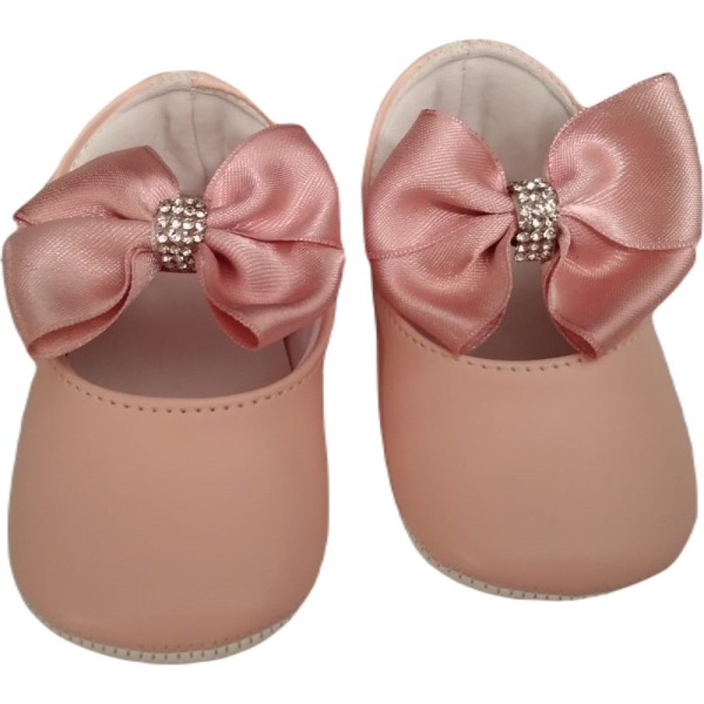 Hira Kids Collection Kız Bebek Pembe Fiyonklu Patik Ayakkabı Bebek Ayakkabısı Fiyatı