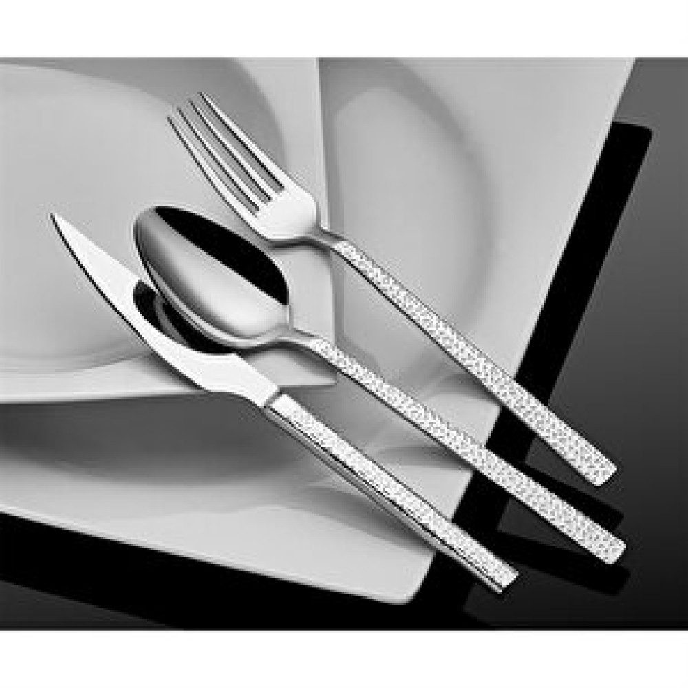 Hira Kristal Yemek Bıçağı 6 Adet Çatal / Kaşık / Bıçak Takımları Fiyatı