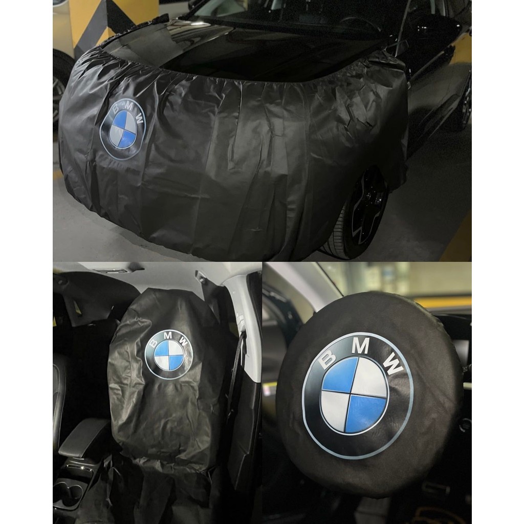 Hira Teknik Oto Servis Koruma Seti 3 Lü Set Koltuk Çamurluk ve Direksiyon Kılıfı - Bmw - Gri - Siyah Koltuk Fiyatı