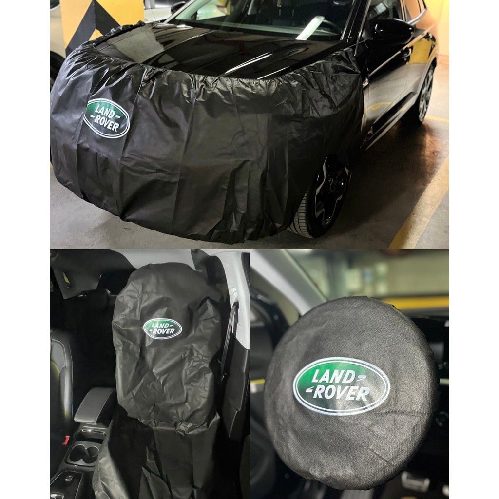 Hira Teknik Oto Servis Koruma Seti 3 Lü Set Koltuk Çamurluk ve Direksiyon Kılıfı - Land Rover - Gri - Siyah Koltuk Fiyatı