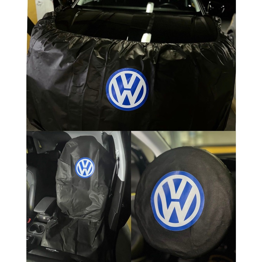Hira Teknik Oto Servis Koruma Seti 3 Lü Set Koltuk Çamurluk ve Direksiyon Kılıfı - Volkswagen - Gri - Siyah Koltuk Fiyatı
