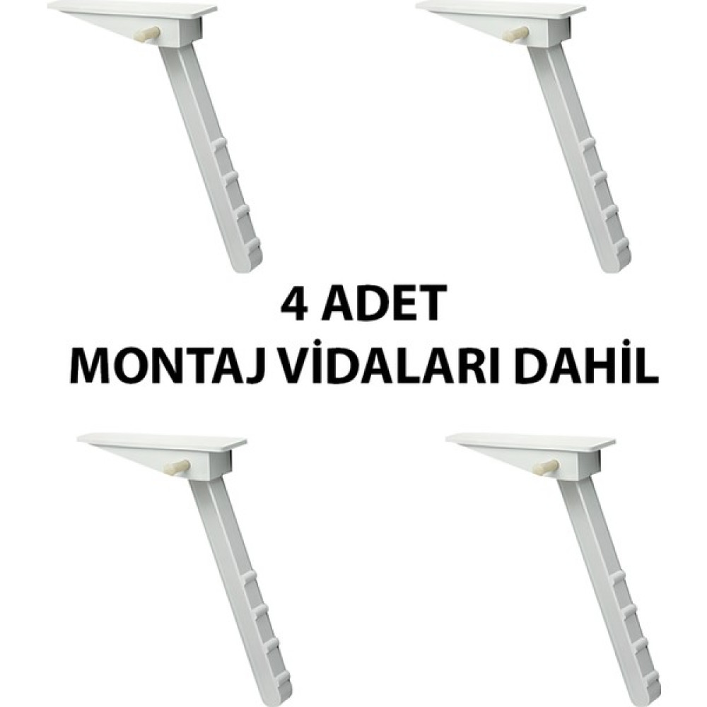 Hırdavat Katlanır Sofra Ayağı Plastik 20 cm Yer Sofrası Ayağı 4 Adet Montaj Vidaları Dahil Nalburiye & Hırdavat Fiyatı