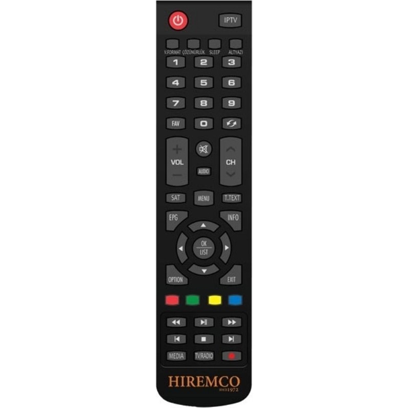 Hiremco Weko Kr Hıremco Turbo Ip * Magbox Ip Dıscovery * Arnıx Ip Uydu Kumandası (16923=4181) Siyah TV Aksesuarları Fiyatı