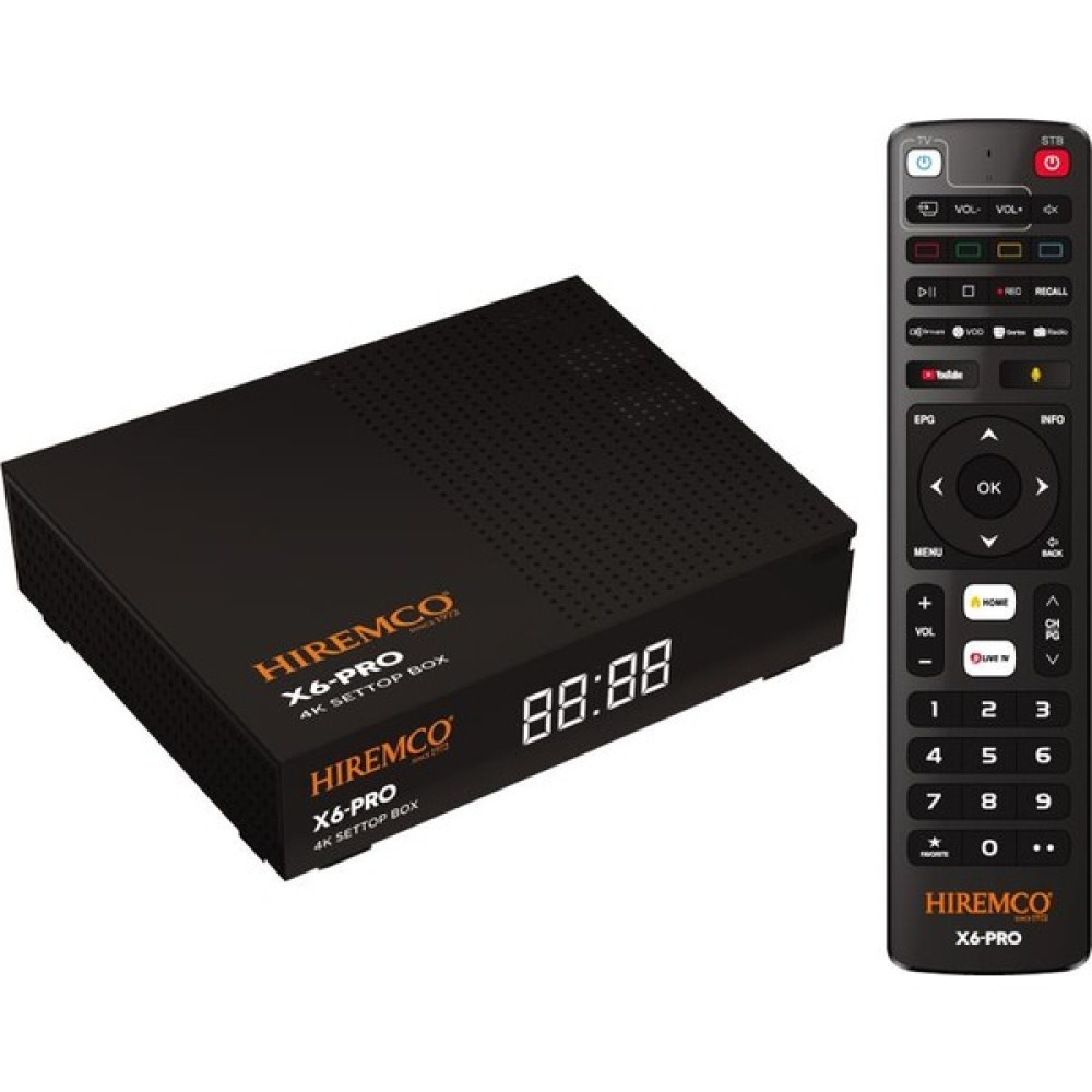 Hiremco X6 Pro Android Box Ev Sinema Receiverları Fiyatı