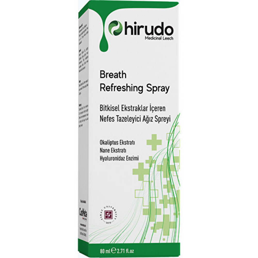 Hirudo Medicinal Leech Hirudo - Bitkisel Ekstraklar Içeren Nefes Tazeleyici Ağız Spreyi Ağız Gargara ve Spreyi Fiyatı