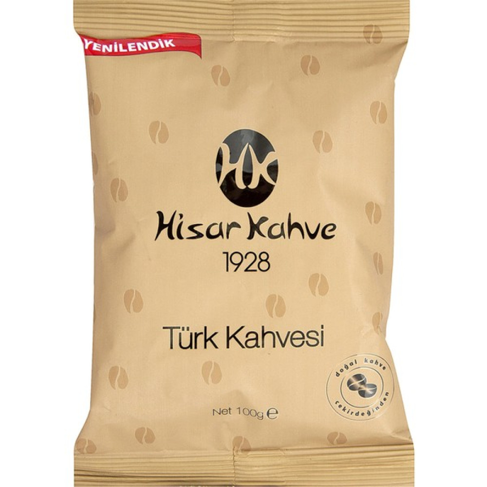 Hisar Kahve Kahve 100 gr x 24 Adet - 1 Adet - Türk Kahvesi Kahve Fiyatı