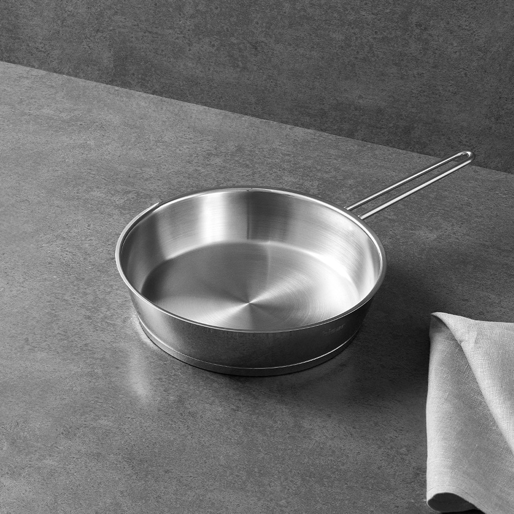 Hisar Teos Çelik Tava 24 cm - Inox Tencere / Tava Setleri Fiyatı