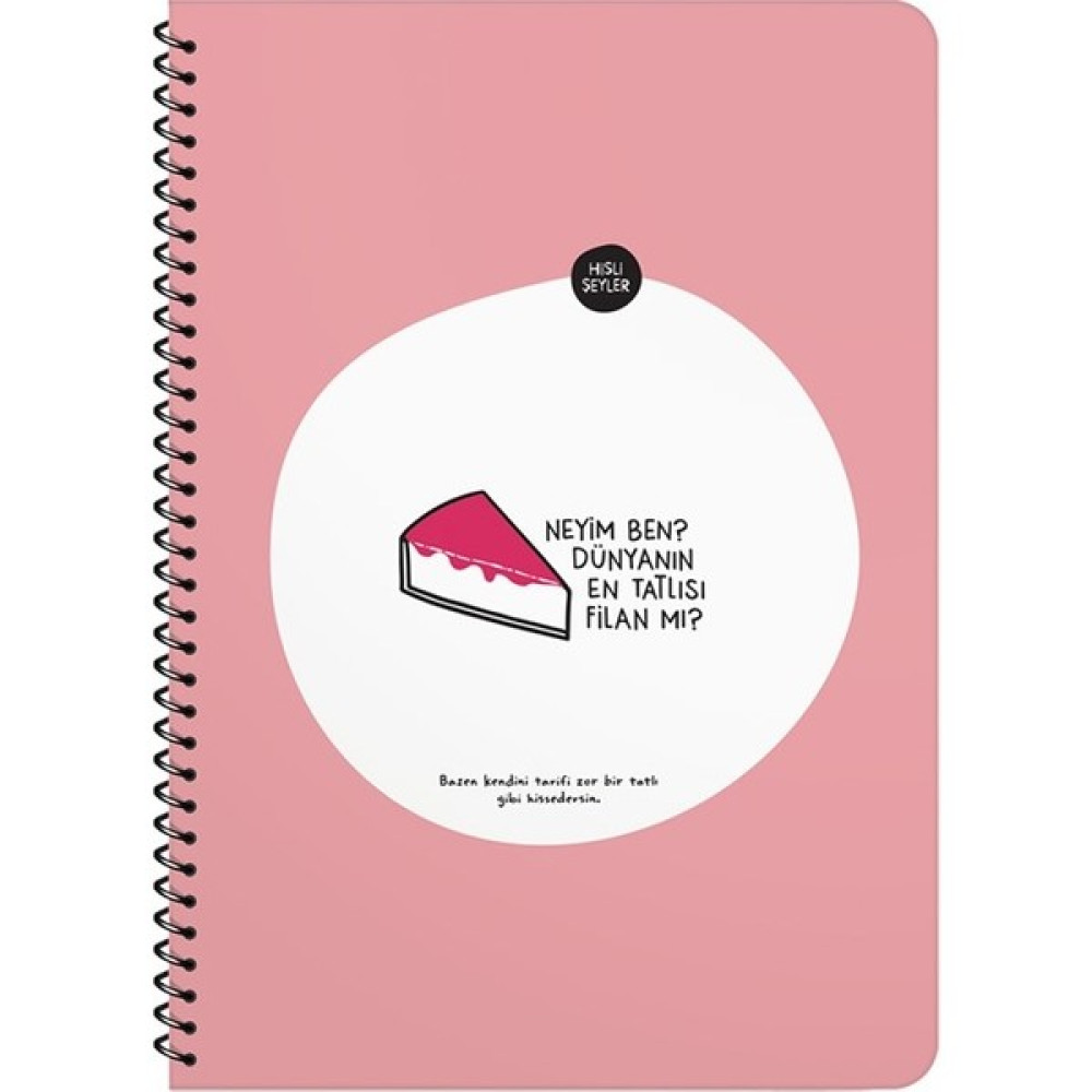 Hisli Şeyler Neyim Ben Dünyanın En Tatlısı Filan Mı? A4 Çizgili Defter Defter Fiyatı