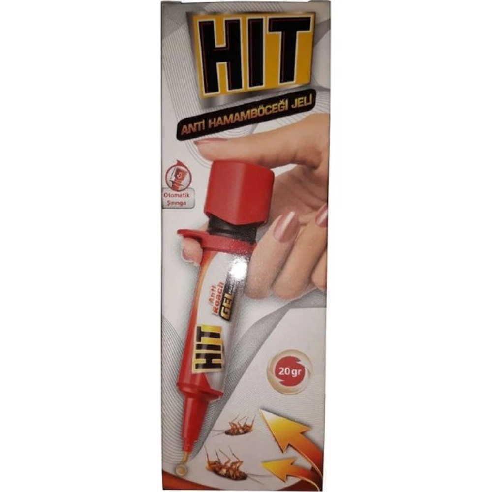 Hit Anti Hamam Böceği Jeli 20 gr Otomatik Şırıngalı Sinek-Kene-Haşere Kovucu Fiyatı