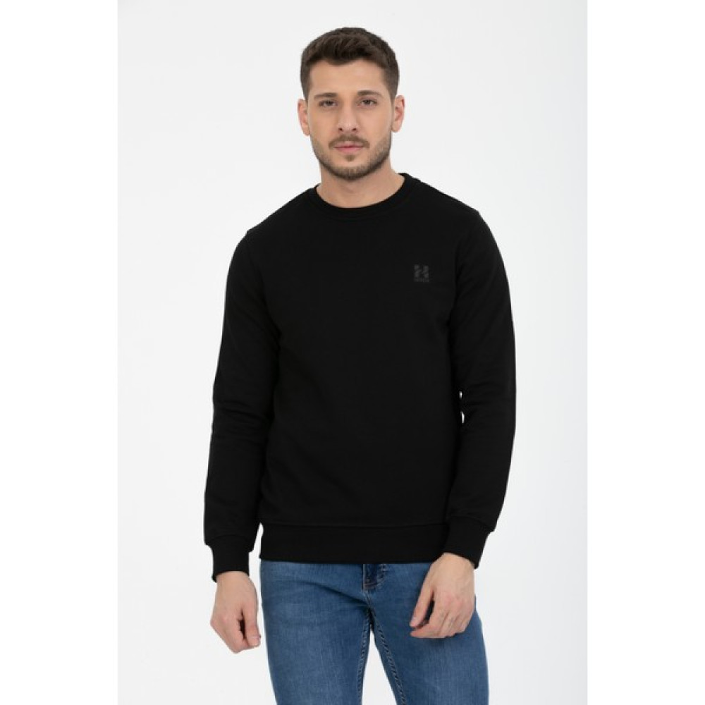 Hitch 3iplik Diagonel Uzun Kollu Sweatshirt Erkek Sweatshirt Fiyatı