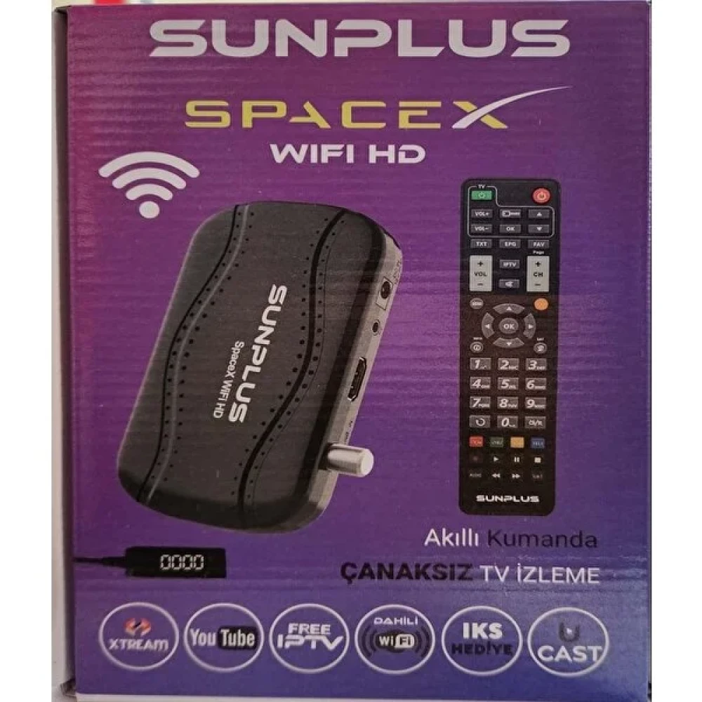 Hitech Uydu Alıcı Mini Full Hd Iptv Dahili Wıfı Ucast Hıtech Spacex Hd (1 Yıl Iks Hediye) Uydu Alıcıları Fiyatı
