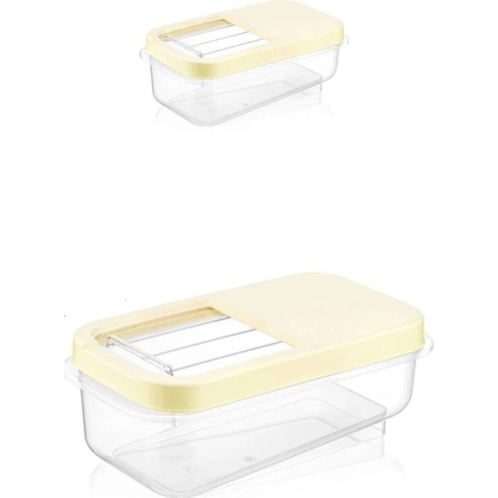 Hitfoni Multibox 5 Lt Kolay Kayar Kapaklı Çok Amaçlı Erzak, Bakliyat Vs. Saklama Kabı 3 Adet Saklama Kapları Fiyatı
