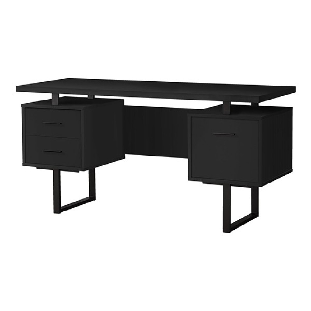 Hitit Dekorasyon Felicita Siyah Metal Çalışma Masası - 150 x 60 x 76 cm Çalışma Masası Fiyatı