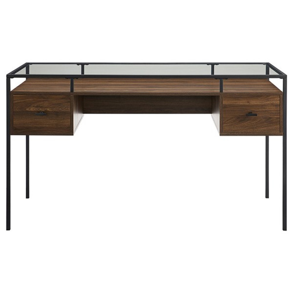 Hitit Dekorasyon Gianna Siyah Metal Çalışma Masası - 76 x 140 cm Çalışma Masası Fiyatı