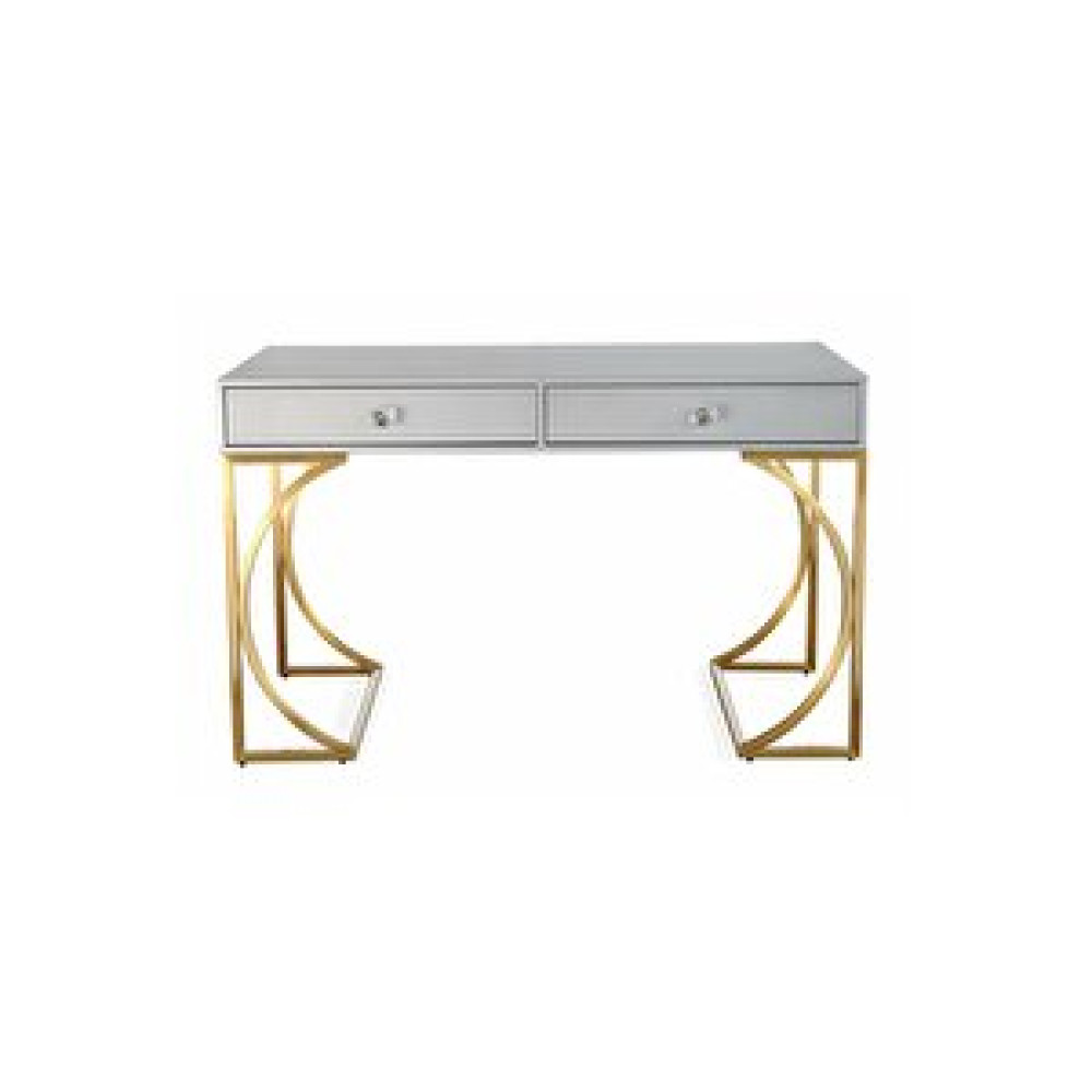 Hitit Dekorasyon Madison Gold Metal Beyaz Çalışma Masası Bilgisayar Masası Fiyatı