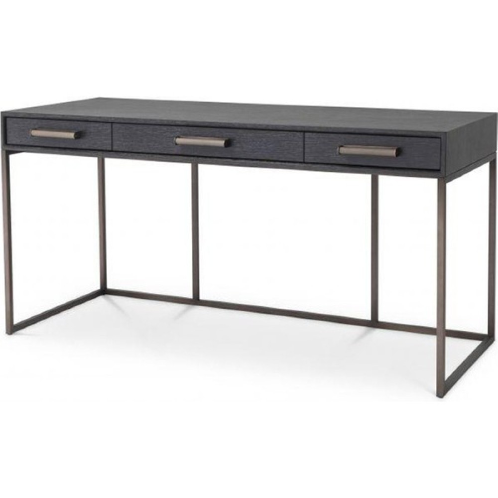 Hitit Dekorasyon Molly Siyah Metal Çalışma Masası - 150 x 60 x 75 cm Çalışma Masası Fiyatı
