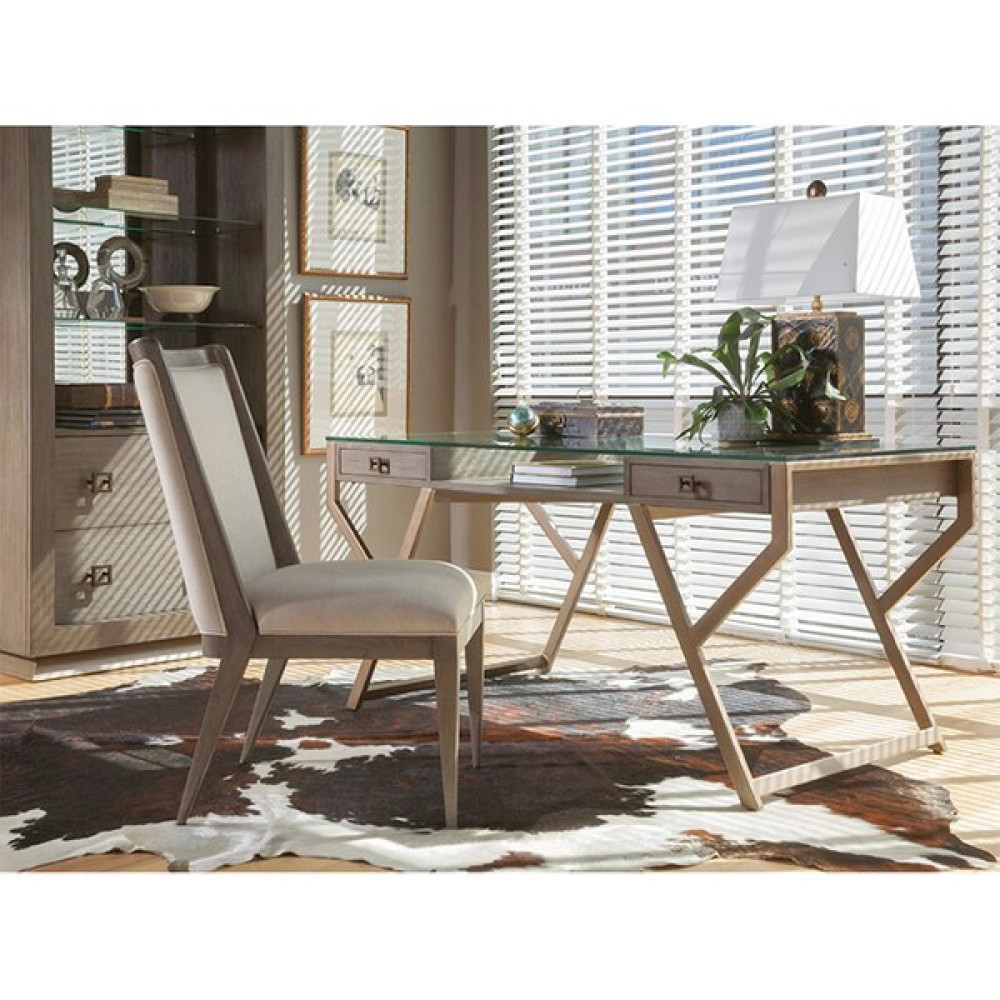 Hitit Dekorasyon Tamara Çalışma Masası - Y: 75 cm D: 75 cm G: 150 cm - Krem Çalışma Masası Fiyatı