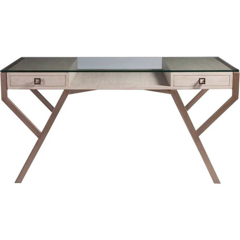 Hitit Dekorasyon Tamara Metal&cam&ahşap Çalışma Masası (Küçük Boy) - Y: 75 cm D: 55 cm G: 120 cm - Kahverengi Çalışma Masası Fiyatı