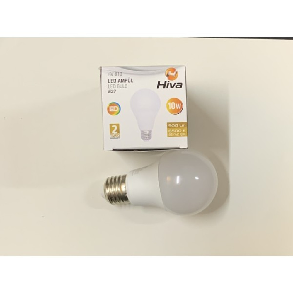 Hiva LED Ampul Beyaz Tasarruflu 10 Watt 5 Adet Set Halinde Led Aydınlatmalar Fiyatı