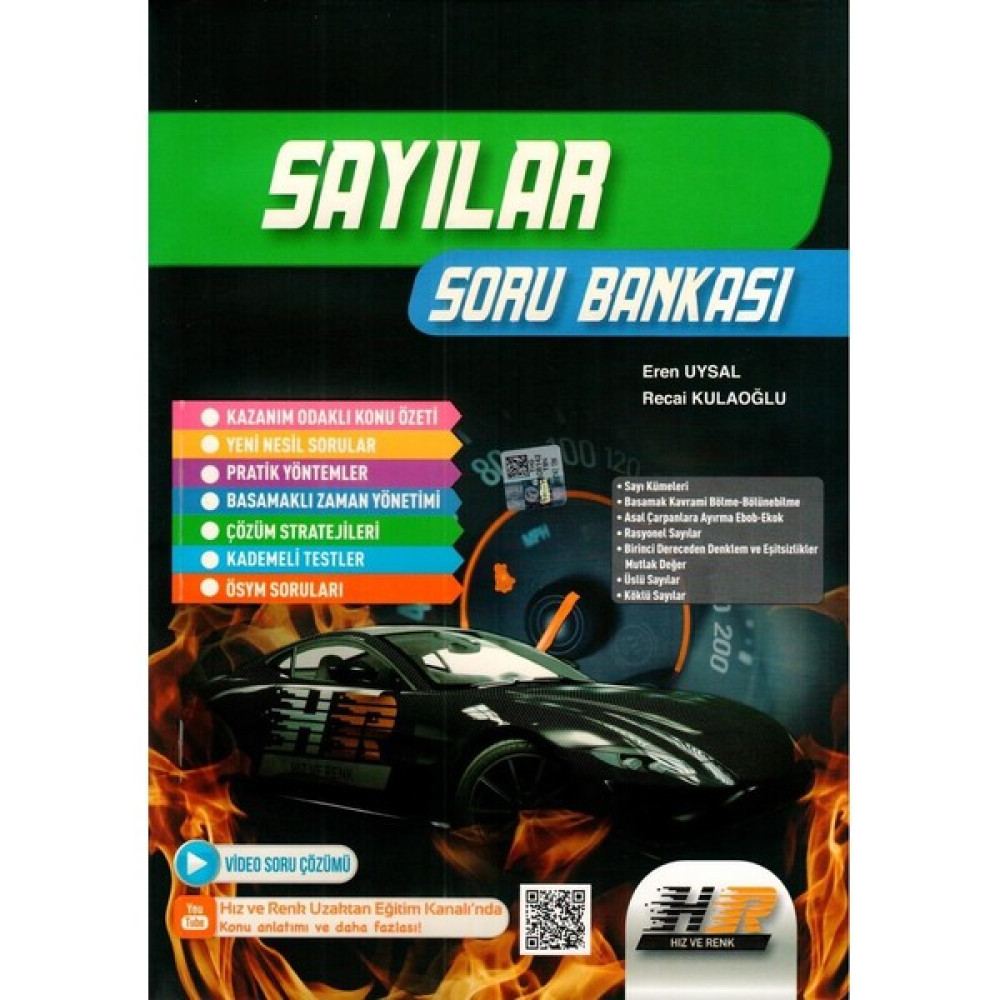 Hız ve Renk Sayılar Soru Bankası Tüm Dersler Fiyatı