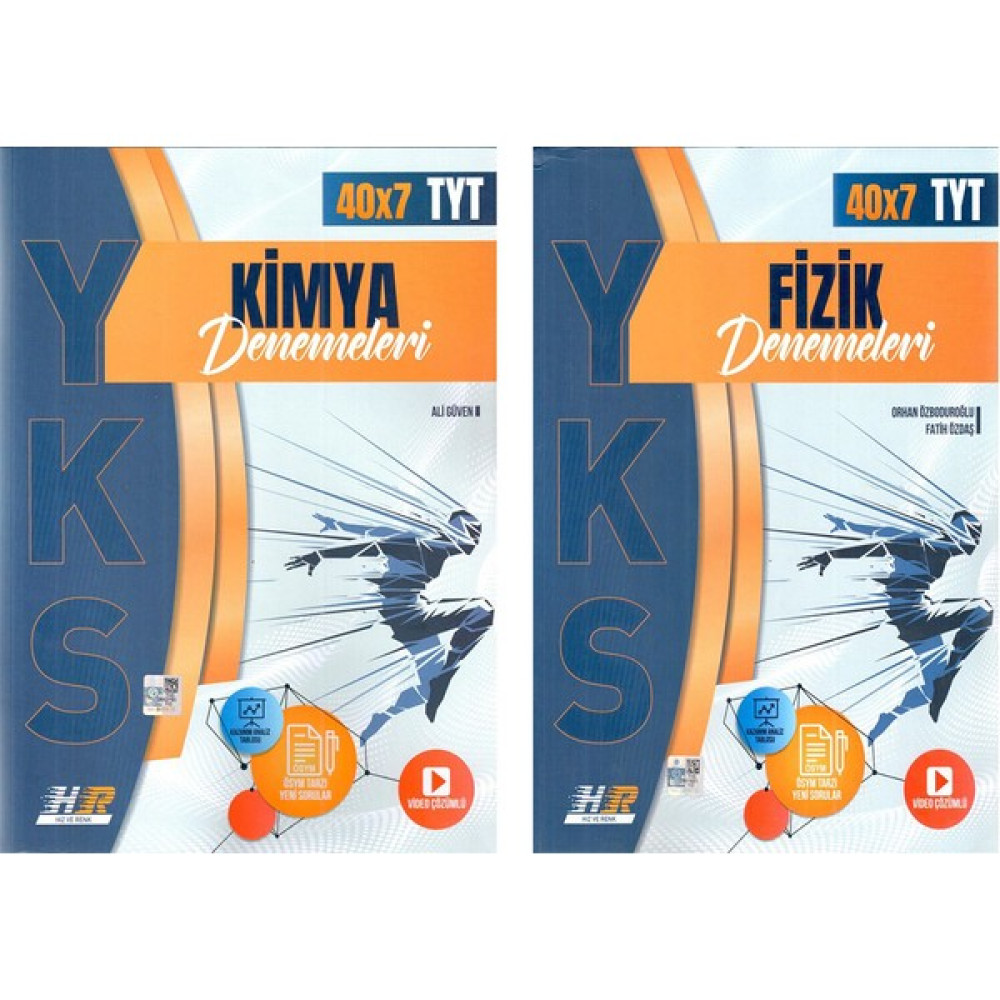 Hız ve Renk TYT Fizik ve Kimya Deneme Seti 2 Kitap Temel Yeterlilik Testi (TYT) Fiyatı