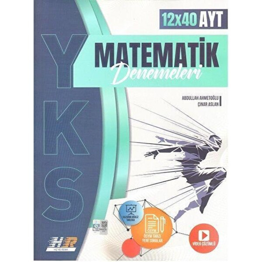 Hız ve Renk Yayınları AYT Matematik 12 x 40 Denemeleri Temel Yeterlilik Testi (TYT) Fiyatı