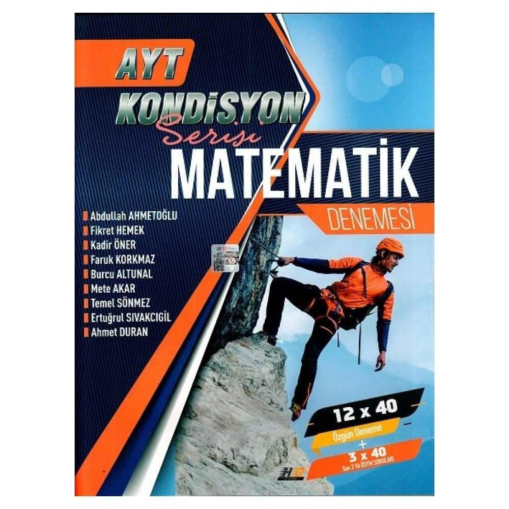Hız ve Renk Yayınları AYT Matematik Kondisyon 12 x 40 Deneme - Abdullah Ahmetoğlu Matematik Fiyatı