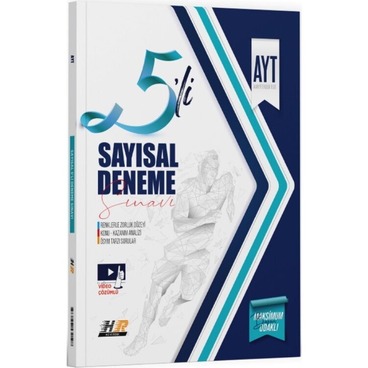 Hız ve Renk Yayınları AYT Sayısal 5'li Deneme 25-26 Matematik Fiyatı