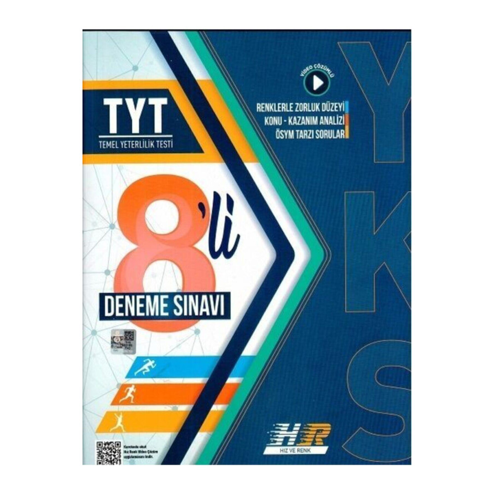 Hız ve Renk Yayınları Hız Ve Renk Tyt 8 Li Deneme Yardımcı Kitaplar Fiyatı