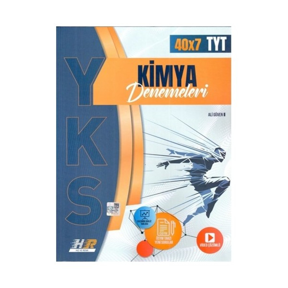 Hız ve Renk Yayınları Hız ve Renk TYT Kimya 40 x 7 Denemeleri Ders Sınav Kitapları Fiyatı