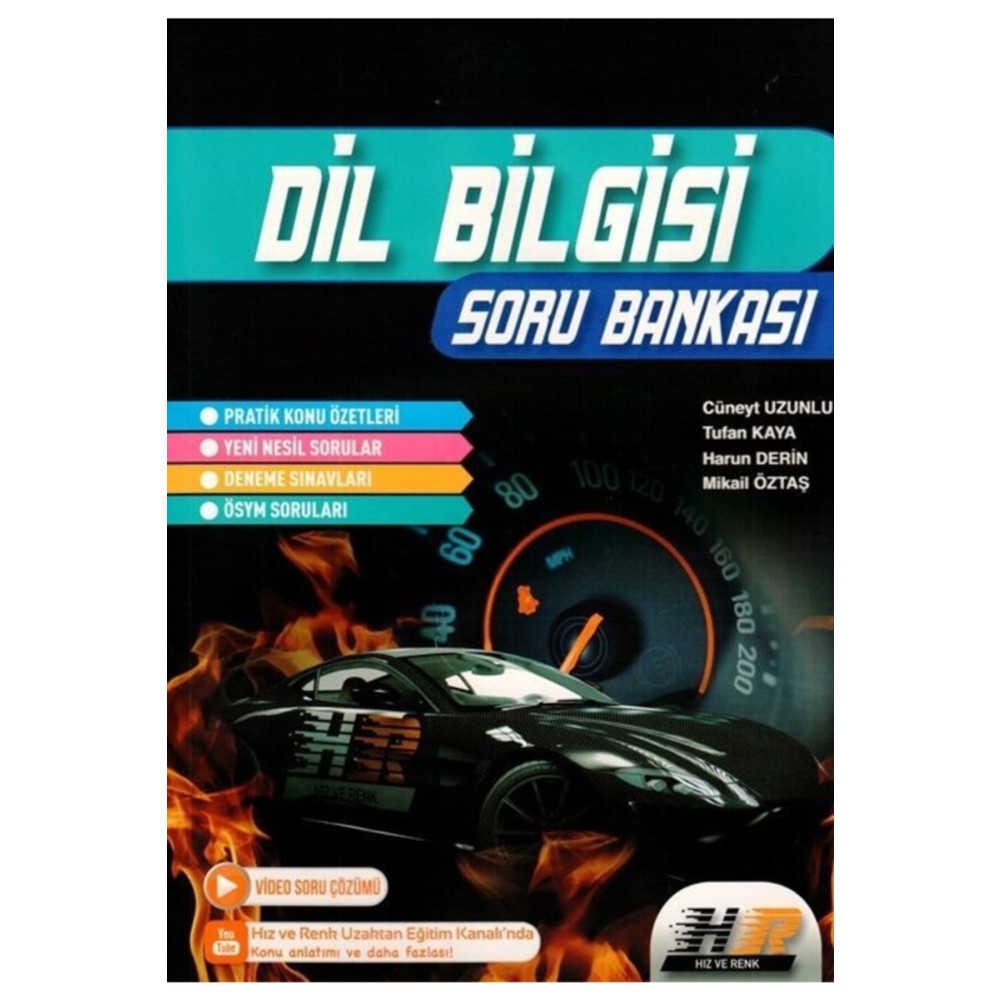 Hız ve Renk Yayınları TYT - AYT Dil Bilgisi Soru Bankası Yardımcı Kitaplar Fiyatı