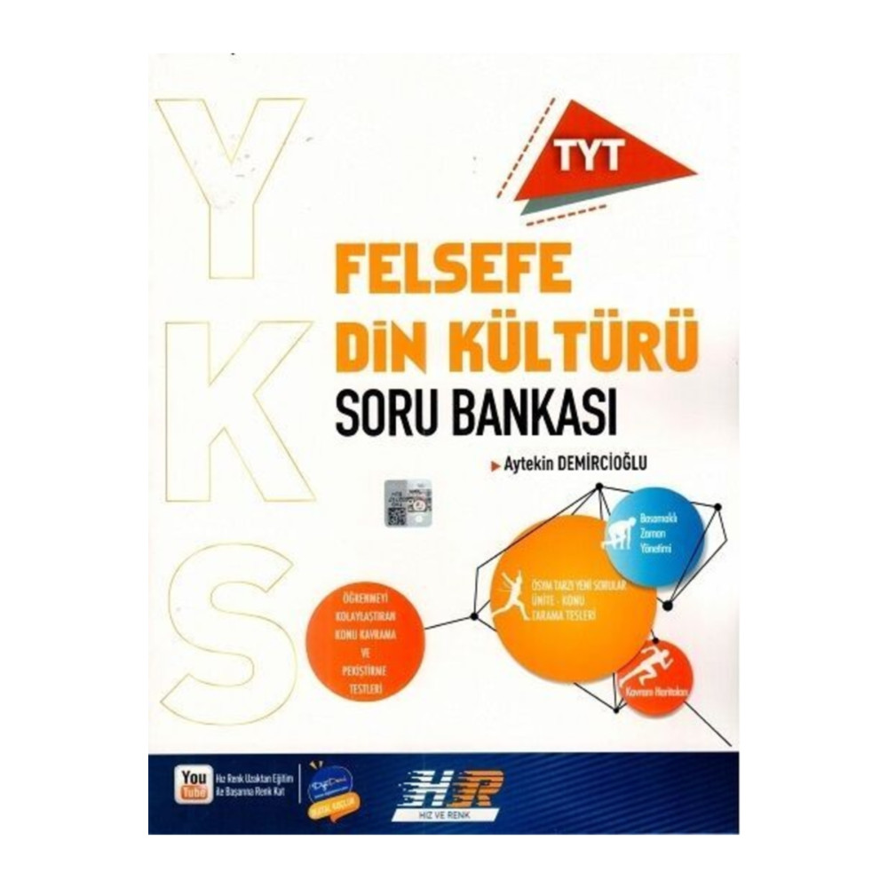 Hız ve Renk Yayınları Tyt Felsefe Din Kültürü Soru Bankası Ders Sınav Kitapları Fiyatı