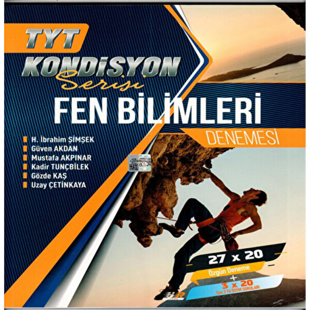 Hız ve Renk Yayınları TYT Fen Bilimleri Kondisyon Serisi 27 x 20 Denemesi - Güven Akdan Kaynak Kitapları Fiyatı