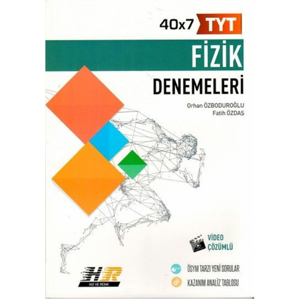 Hız ve Renk Yayınları TYT Fizik 40x7 Denemeleri - Fatih Özdaş Temel Yeterlilik Testi (TYT) Fiyatı