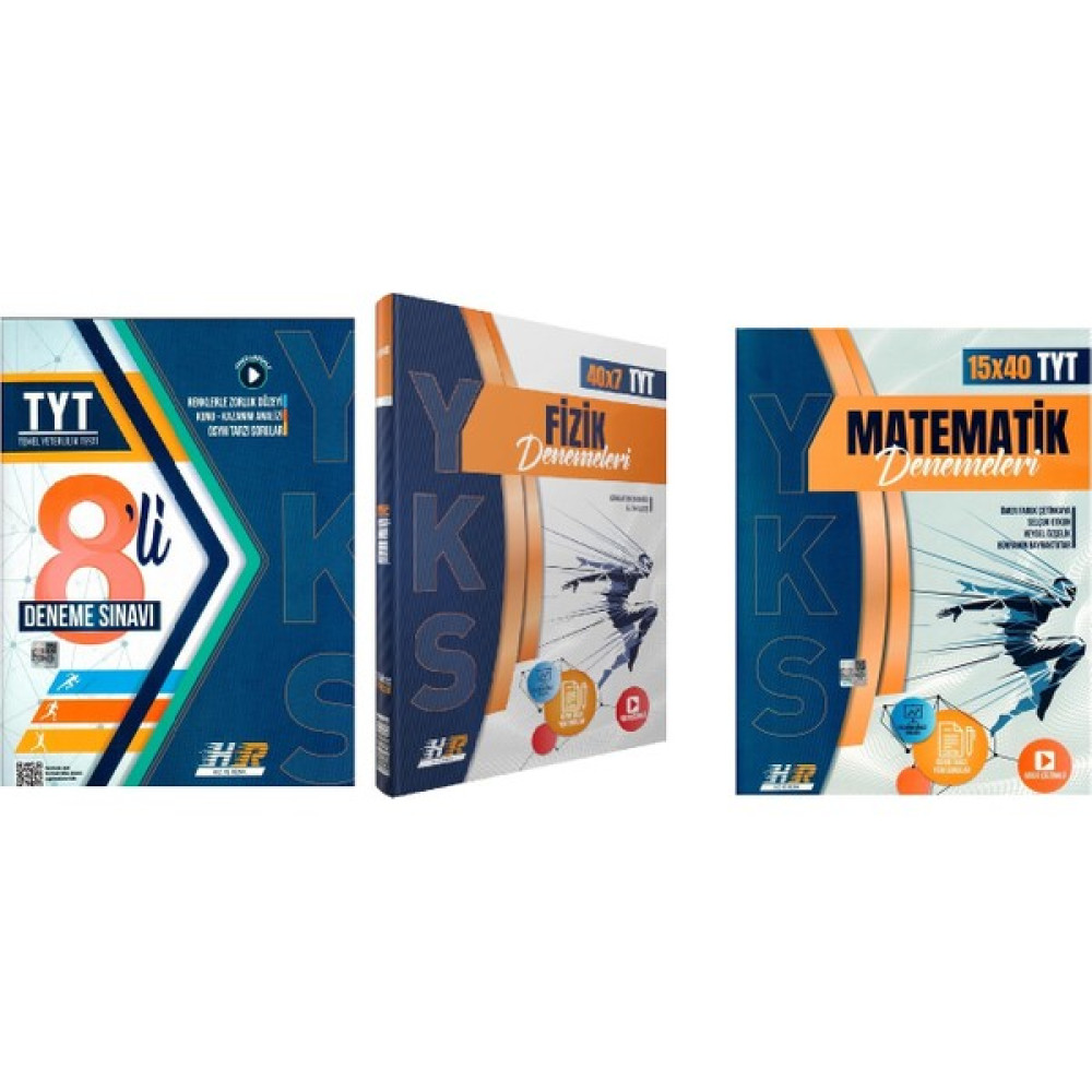 Hız ve Renk Yayınları TYT Hız ve Renk 8 Li Deneme-TYT Fizik(7*40)-TYT Matematik(12*40) Kaynak Kitapları Fiyatı