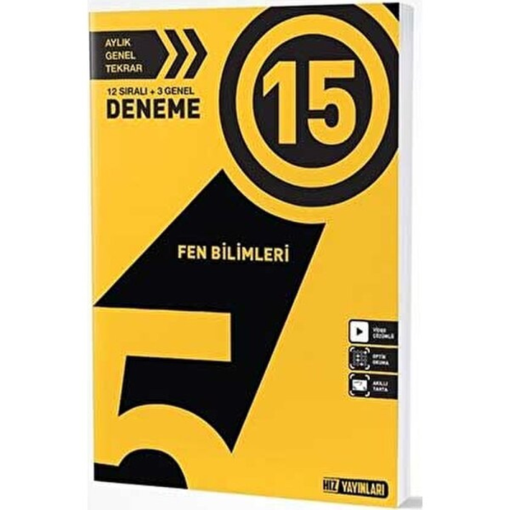 Hız Yayınları 5. Sınıf Fen Bilimleri 15'li Deneme Fen - Bilişim ve Teknoloji Fiyatı