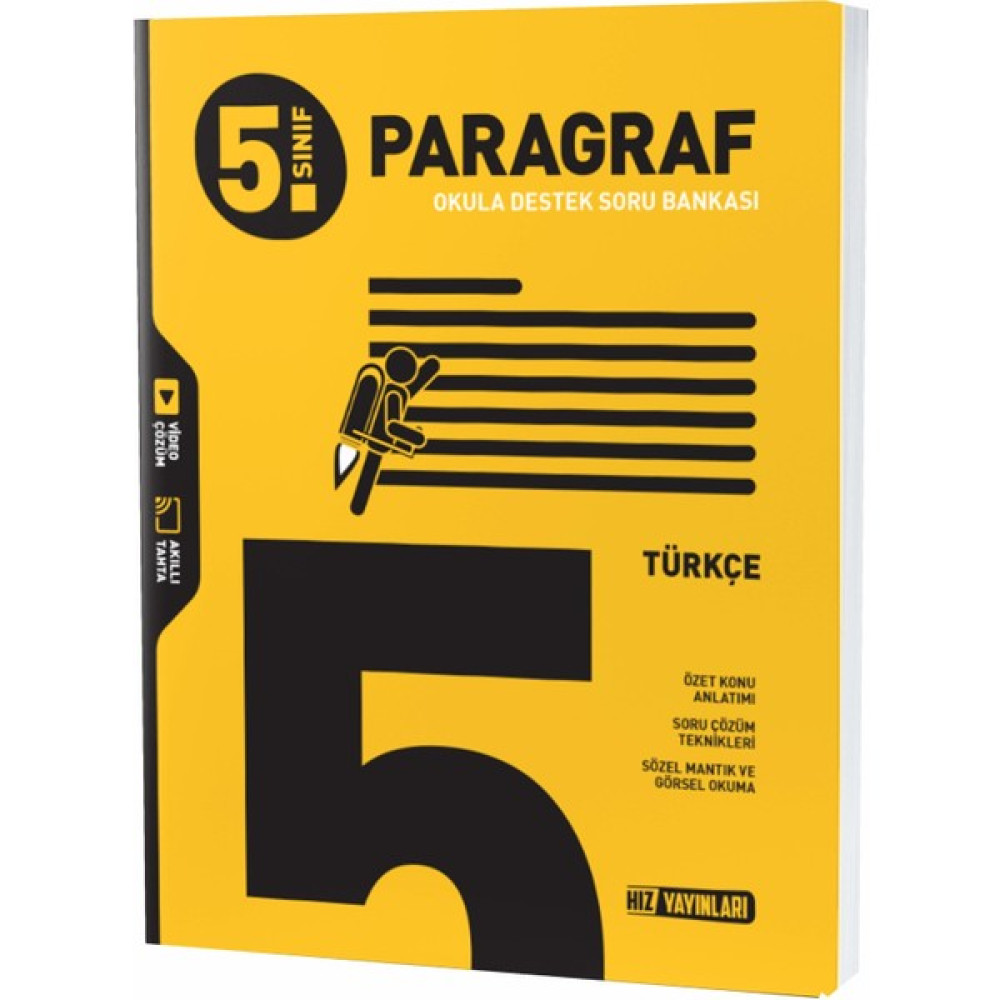 Hız Yayınları 5. Sınıf Paragraf Soru Bankası Kaynak Kitapları Fiyatı