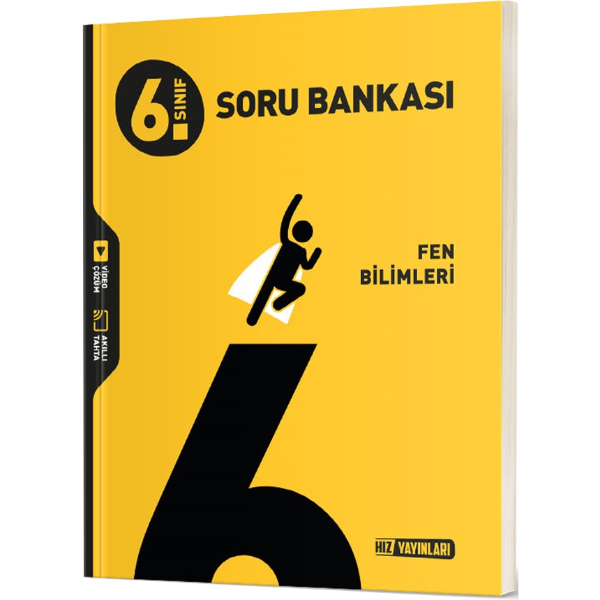 Hız Yayınları 6. Sınıf Fen Bilimleri Soru Bankası - 192 Sayfa, Türkçe, MEB Hedeflerine Uygun Fen - Bilişim ve Teknoloji Fiyatı