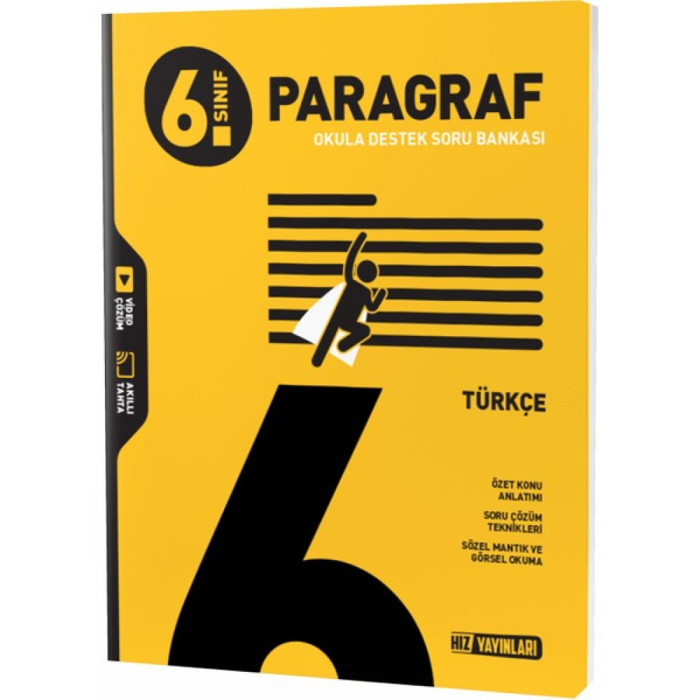 Hız Yayınları 6. Sınıf Paragraf Soru Bankası Kaynak Kitapları Fiyatı