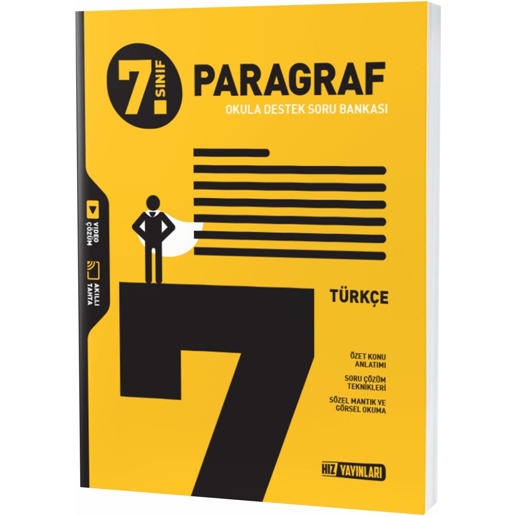 Hız Yayınları 7. Sınıf Paragraf Soru Bankası Kaynak Kitapları Fiyatı