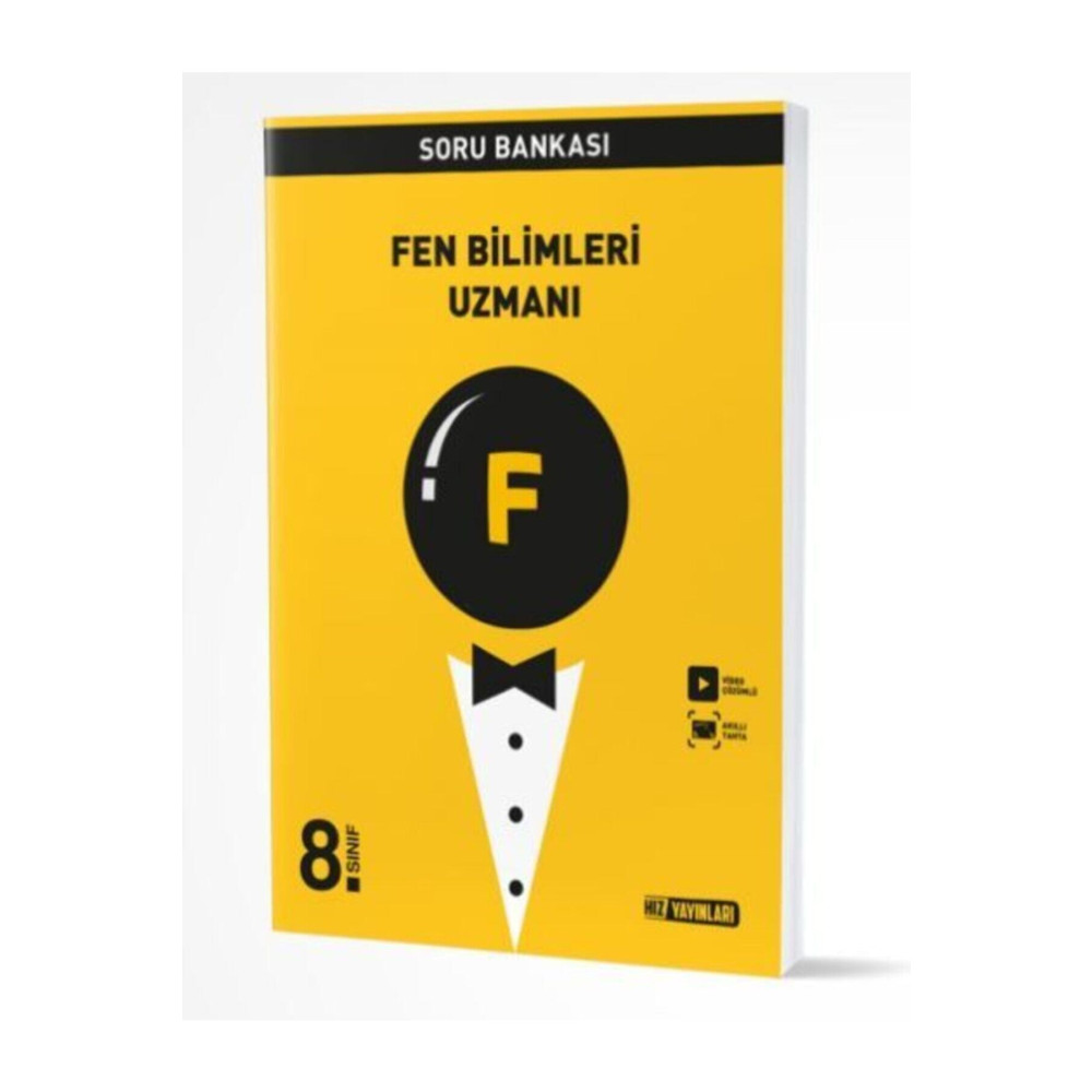 Hız Yayınları 8. Sınıf Fen Bilimleri Uzman Soru Bankası Yardımcı Kitaplar Fiyatı