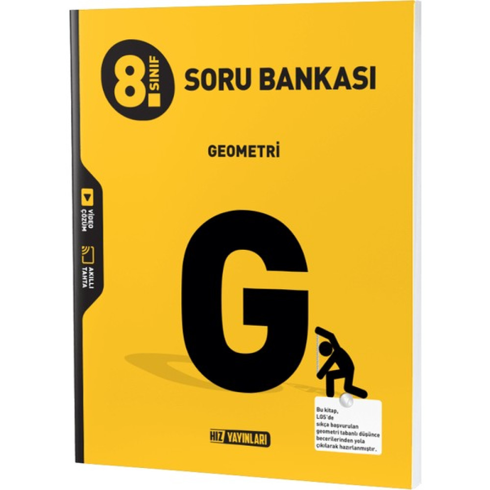 Hız Yayınları 8. Sınıf Geometri Soru Bankası Kaynak Kitapları Fiyatı