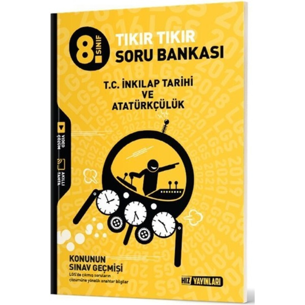 Hız Yayınları 8. Sınıf Inkılap Tarihi Tıkır Tıkır Soru Bankası Sosyal Bilgiler Fiyatı