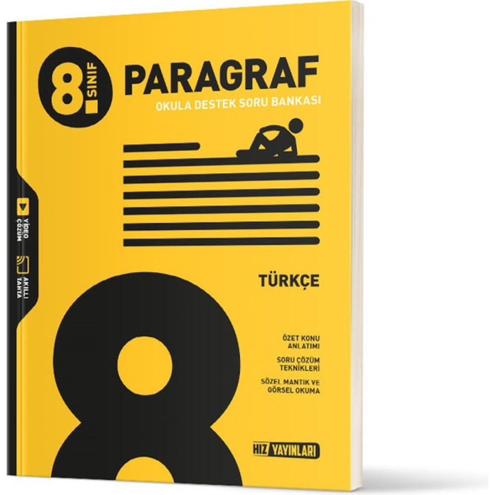 Hız Yayınları 8. Sınıf LGS Türkçe Paragraf Soru Bankası Türkçe Fiyatı